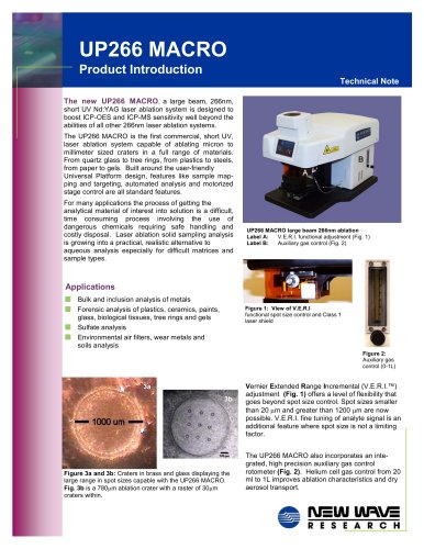 Large Beam Laser Ablation System Flyer