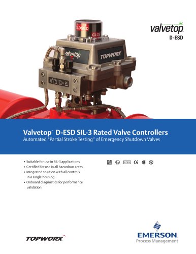 Valvetop D-ESD Brochure