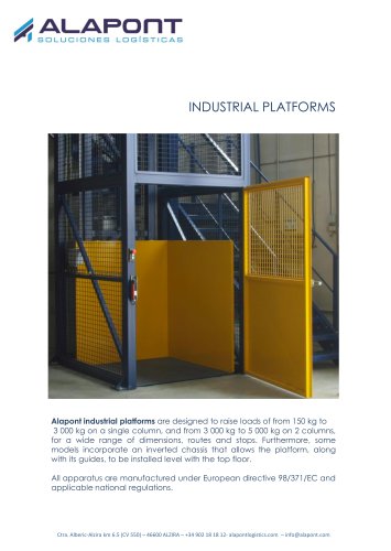 INDUSTRIAL PLATFORMS