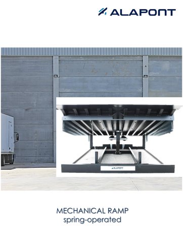 MECHANICAL RAMP spring-operated