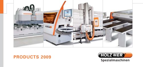 HOLZ-HER Products 2009