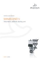 MINIBLEND V Volumetric additive dosing unit