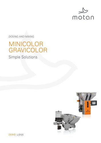 MINICOLOR GRAVICOLOR Simple Solutions Dosing & Mixing