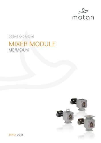 MIXER MODULE MB/MC/Uni