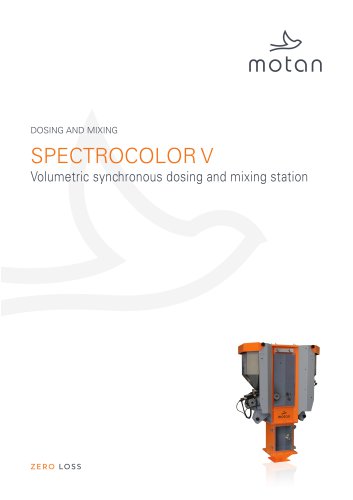 SPECTROCOLOR V Volumetric synchronous dosing and mixing station