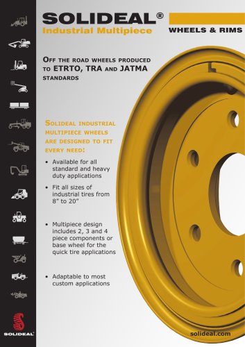 SOLIDEAL® Industrial Multipiece WHEELS & RIMS