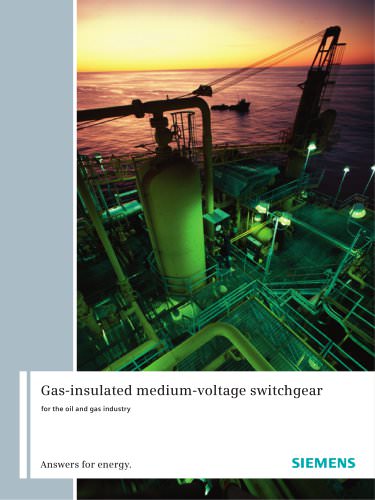 Brochure Gas-insulated switchgear Branches