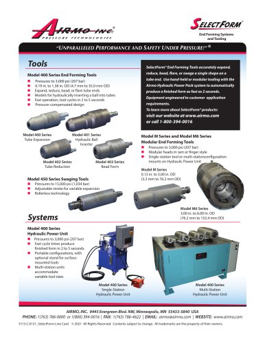 End Forming Systems and Tooling