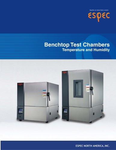 Benchtop Test Chambers