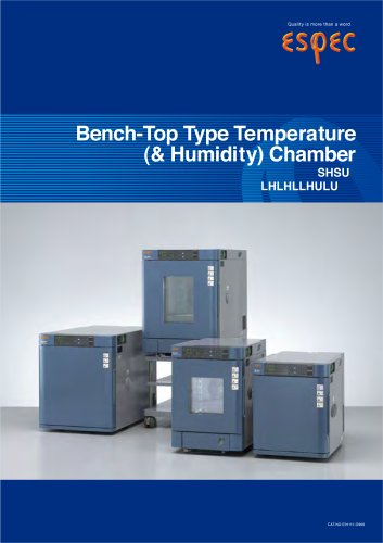 SU/SH & LHU Benchtop Catalog