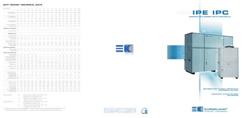 Catalogue serie IPE - IPC