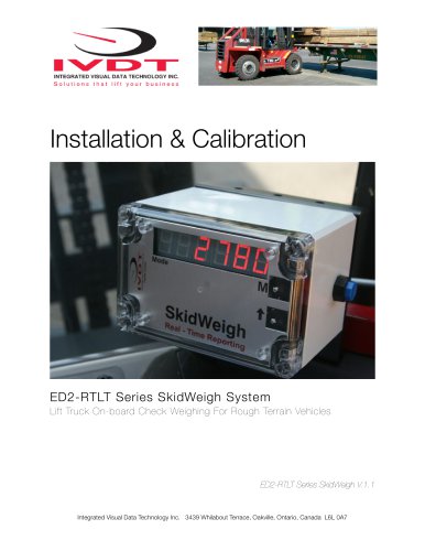 On-board check weighing systems, skidWeigh