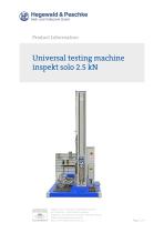 Universal testing machine inspekt solo