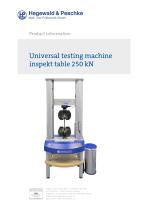 Universal testing machine inspekt table 250 kN