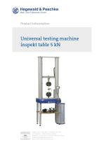 Universal testing machine inspekt table 5 kN