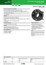 VAG VARIplus-DFA Flange Adaptor