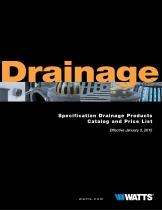 Specification Drainage Products Catalog and Price List