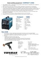 Compact 1400i Inverter Drawn Arc studs welders