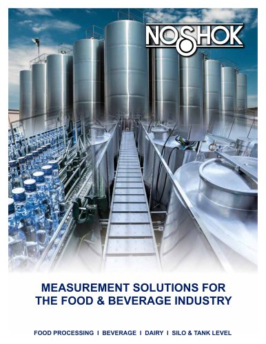 MEASUREMENT SOLUTIONS FOR THE FOOD & BEVERAGE INDUSTRY