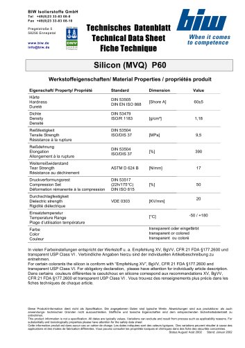 Silicon (MVQ)  P60 