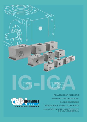 IG-IGA Roller gear index drives