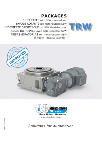 TRW Index table with SEW motoreducer