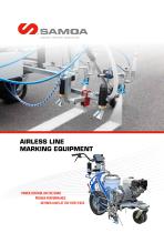 AIRLESS ROAD MARKING MACHINES