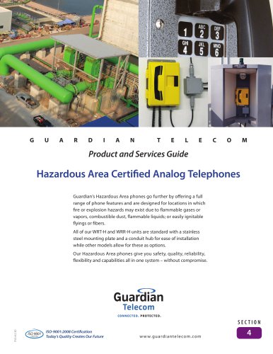 PSG8.2.3D Sec 04 Analog Hazardous Area Telephones