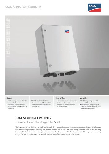 SMA STRING-COMBINER