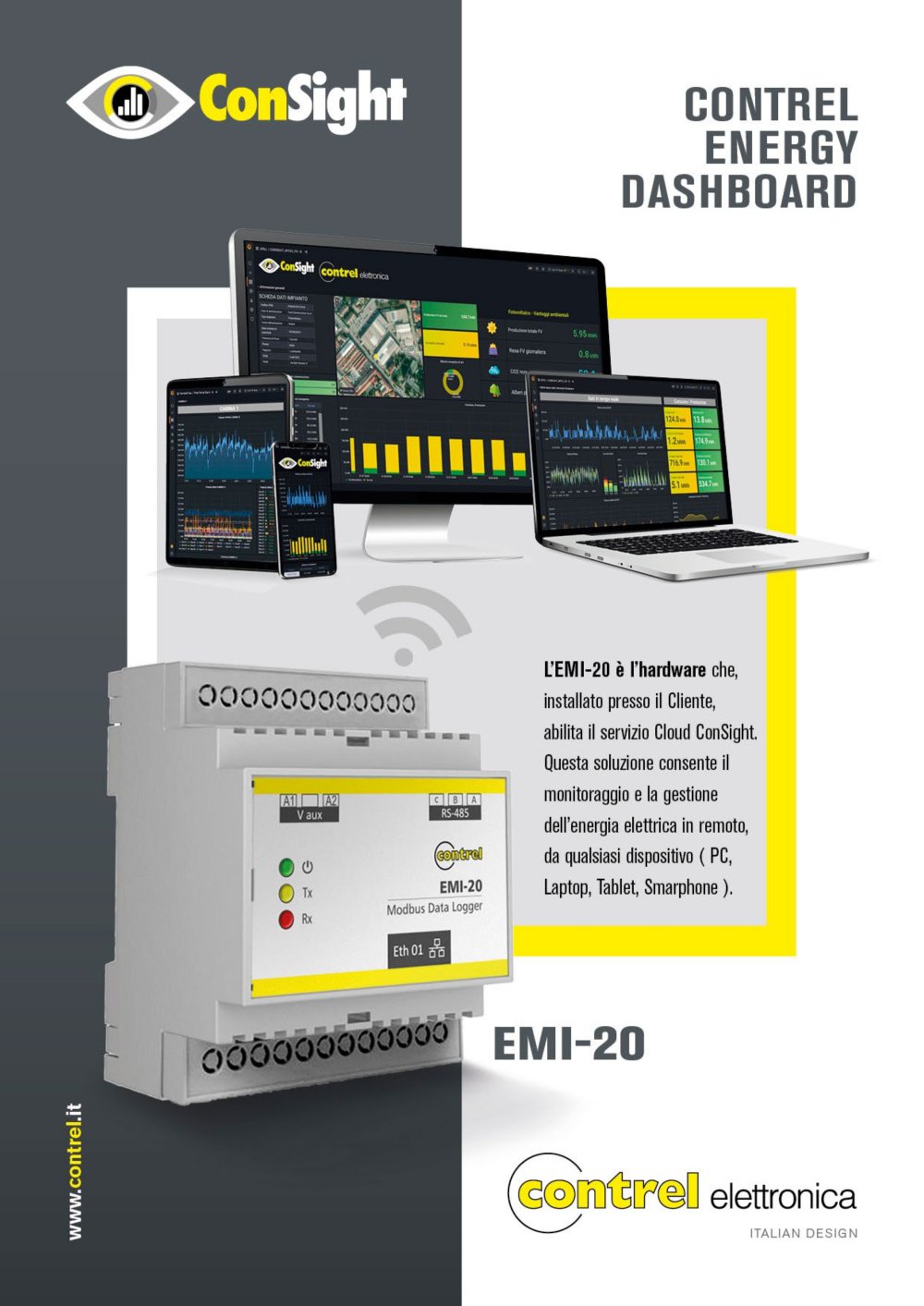 CONTREL ENERGY DASHBOARD - Contrel elettronica