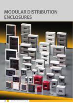 Modular distribution enclosures