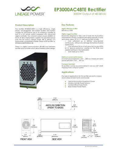 EP3000AC48TE Rectifier