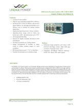 EP48 series DC power system (‐48V, 3 kW to 9kW) Models: EP48015‐2R/ EP48015‐3R