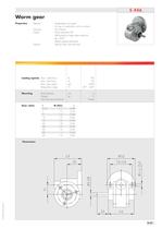 Worm gear  