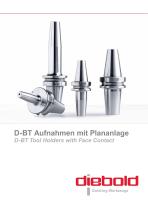 D-BT Tool Holders with Face Contact