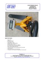 ELECTRONIC SCALE HYDRAULIC PRESSURE OF PALLET TRUCK