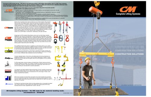 CM Comp Lifting Systems Construction Solutions