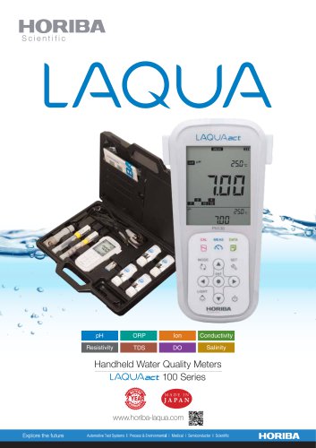 LAQUAact 100 Series Handheld Meters