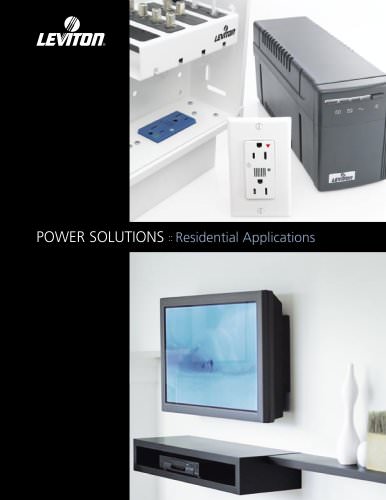 POWER SOLUTIONS :: Residential Applications