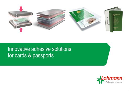 Innovative Adhesive Solutions for Cards and Passports