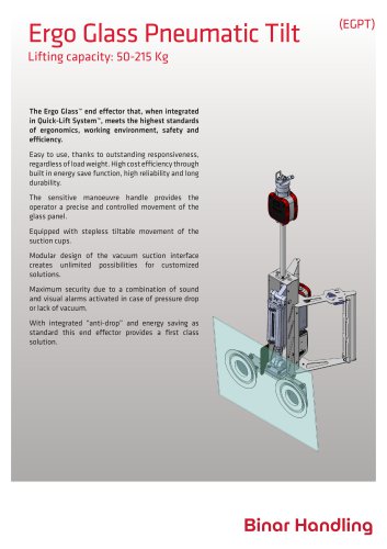 End Effector - Ergo Glass Pneumatic Tilt