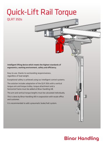 Quick-Lift Rail Torque QLRT 350s
