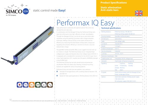 Performax IQ Easy