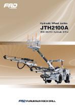 Hydraulic wheel jumbo JTH2100A with HD210II hydraulic drifter