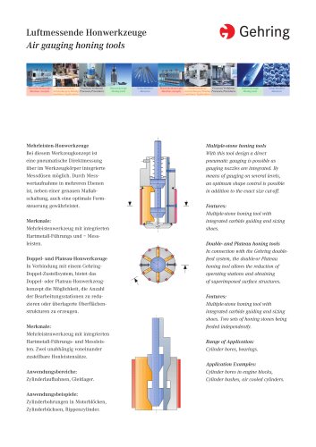 Air Gauging Honing Tools
