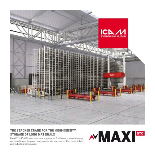 MAXI STC - The stacker crane for the high-density storage of long materials