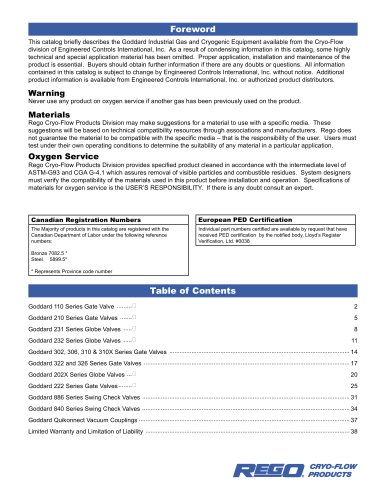 GODDARD catalogue