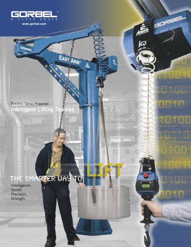 Intelligent Lifting Devices G-Force®, Easy Arm? and G-Jib