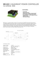 EM-213DC motor controller