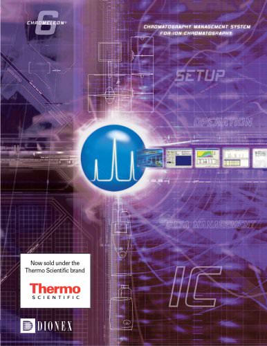 Chromeleon Chromatography Management System for Ion Chromatography Brochure